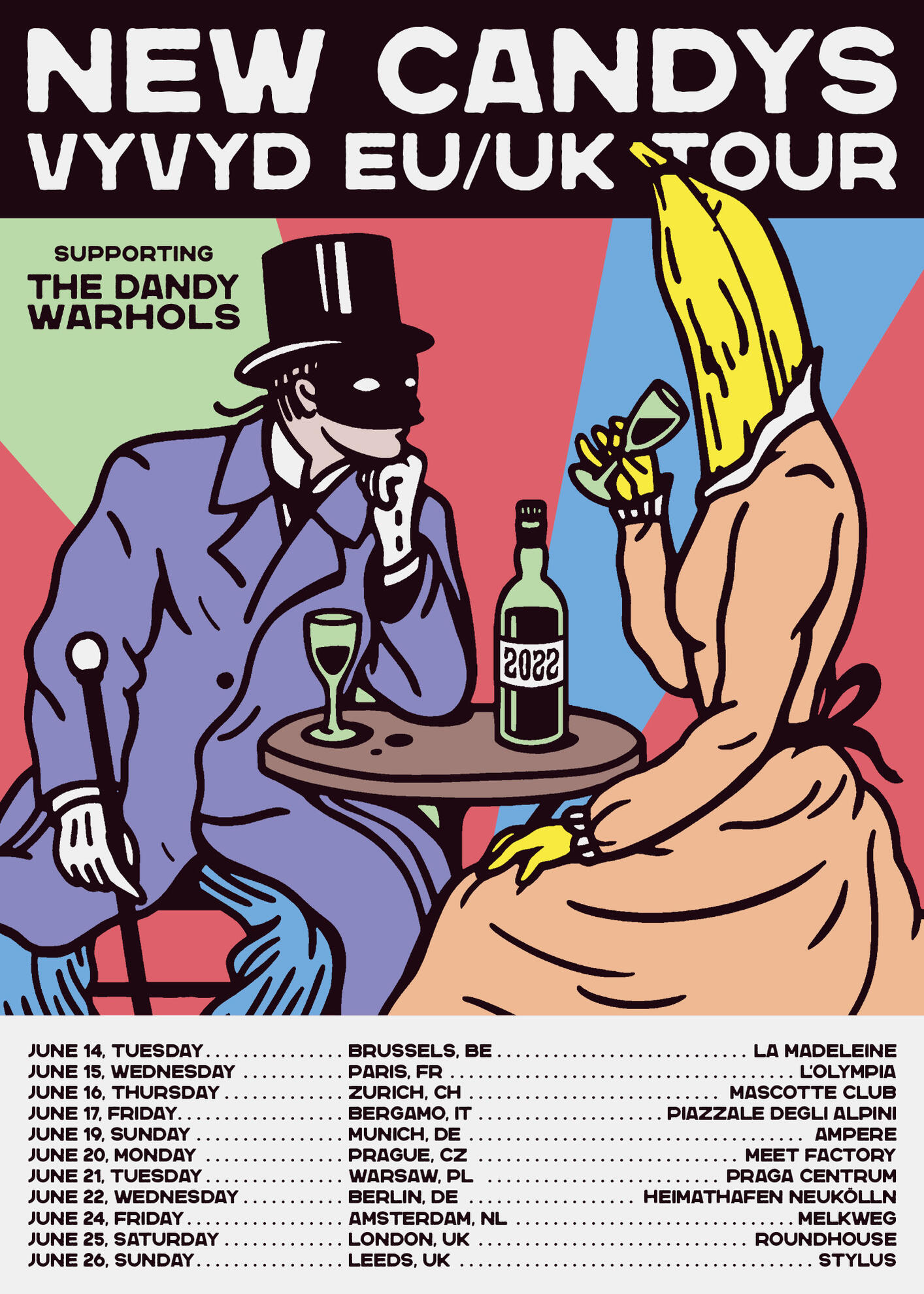 The Dandy Warhols + New Candys 2022 The Dandy Warhols + New Candys 2022