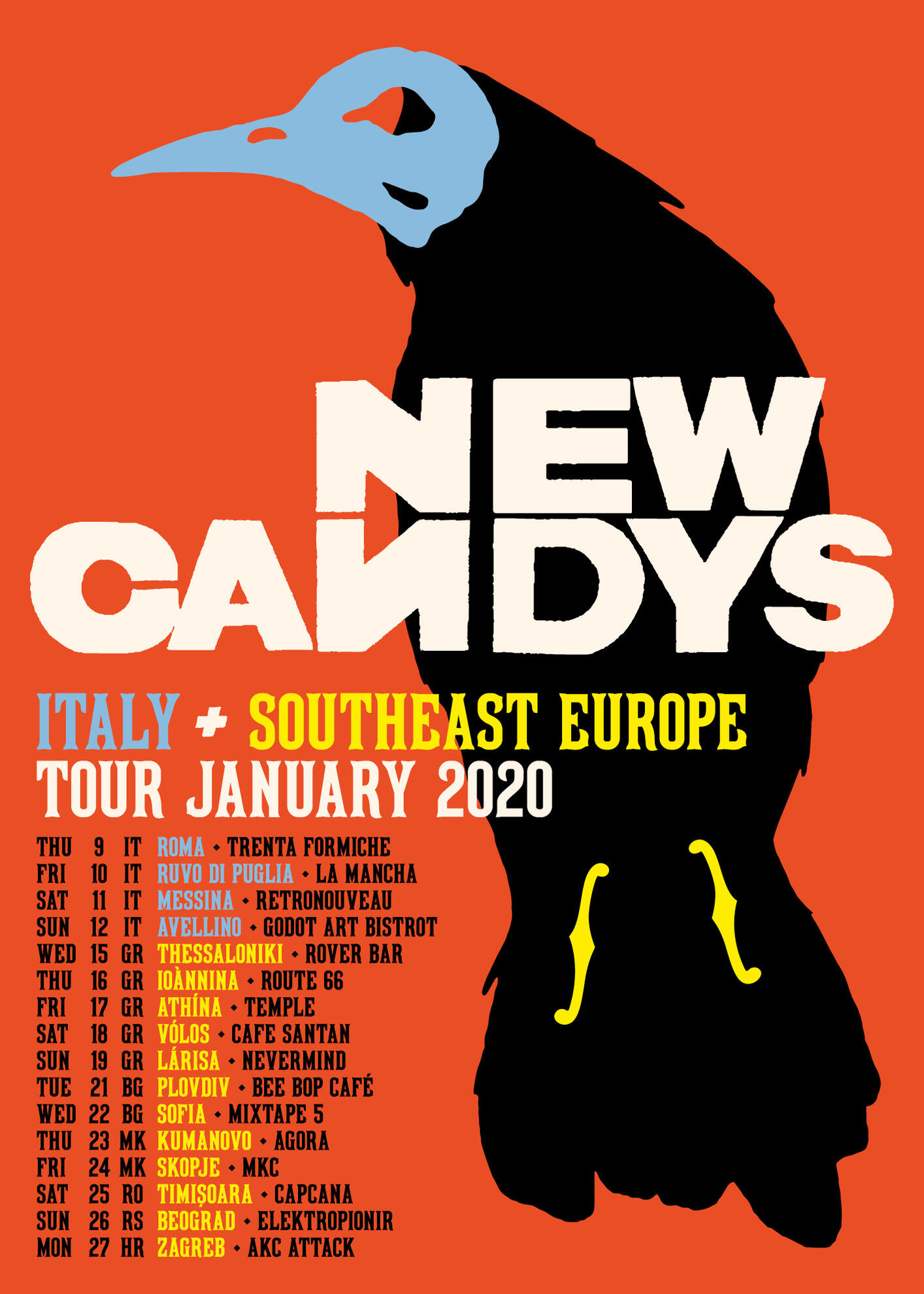 Italy + Southeast Europe Tour January 2020