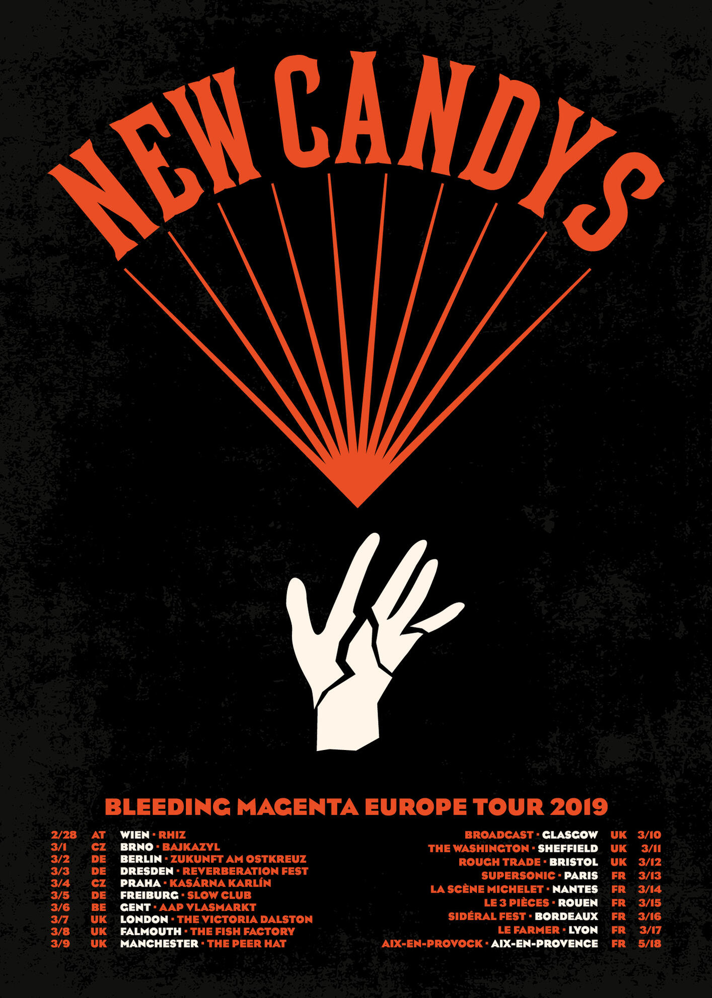 Bleeding Magenta Europe Tour 2019